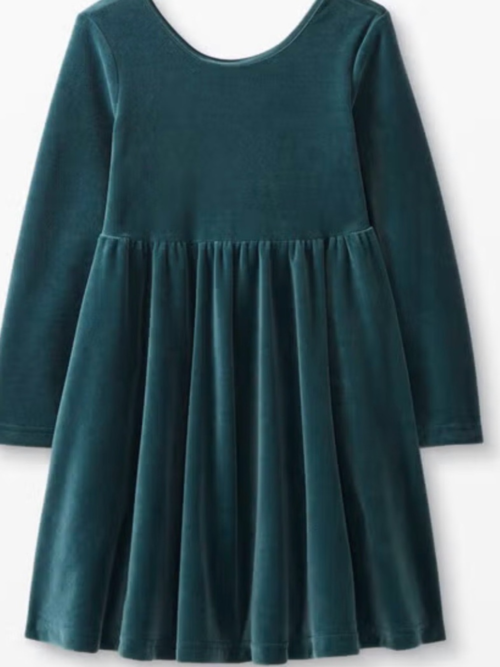 Hanna Andersson Velour Skater Dress